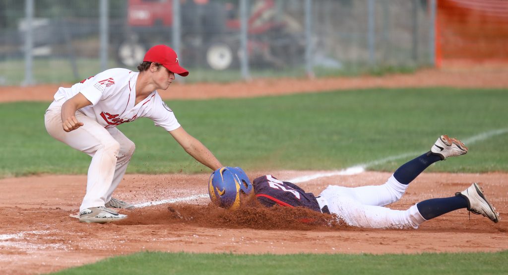 Österreichs U15 spielt in Europas Spitze mit - Photo: Nutville - Tag out at third base